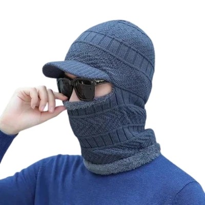 Picture of Korean Stylish Men Winter Hat And Scarf
