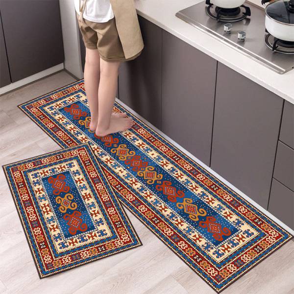 Picture of New 2 Pcs 3D Non Slip Kitchen Carpet