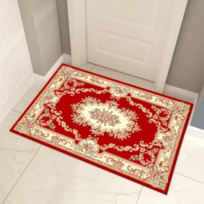 Picture of 5D Diamond painting  Living Room Area Rug Runner Anti-Skid Floor Mat Carpet Skull