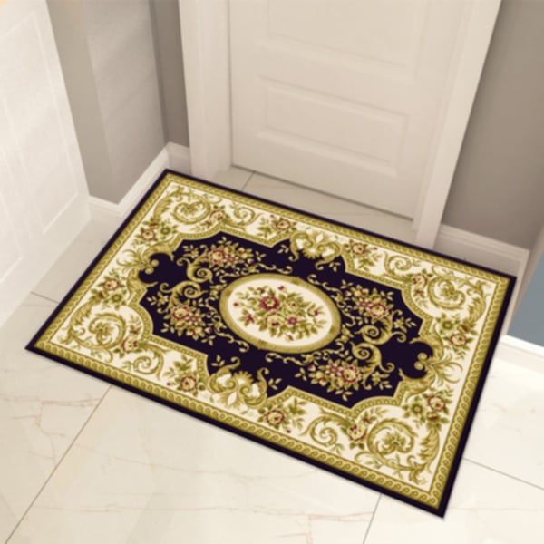 Picture of 5D Diamond painting  Living Room Area Rug Runner Anti-Skid Floor Mat Carpet Skull