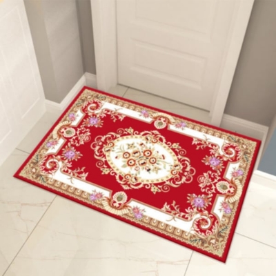 Picture of 5D Diamond painting  Living Room Area Rug Runner Anti-Skid Floor Mat Carpet Skull