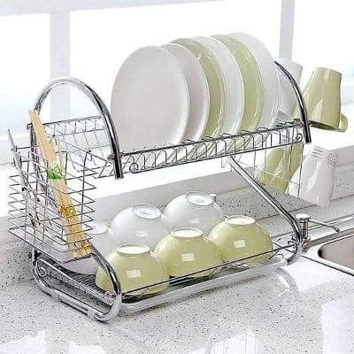Picture of 2 Layer Kitchen Rack