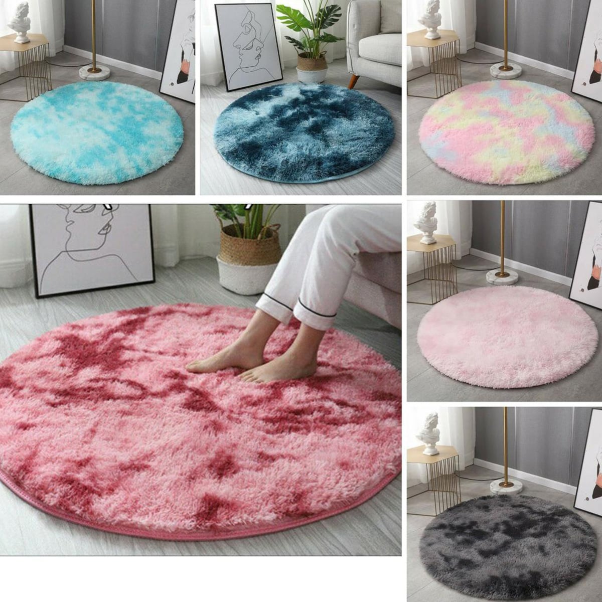 Picture of Super Stylish Foot Print Mat, Cute Footprints Big Feet Bath Mat Door Mats On Foot Pad Rug Anti-slip Floor Mat Kitchen Living Room Outdoor Rugs