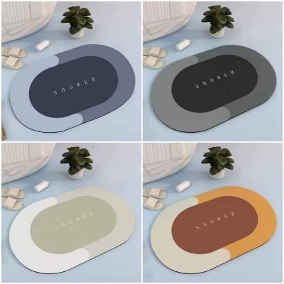 Picture of Super Absorbent Door Mat Non-slip Bathroom Carpet
