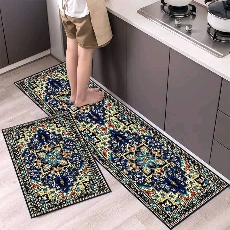 Picture of Kitchen Mat Anti Slip Area Rug for Entryway Hallway Living Room
