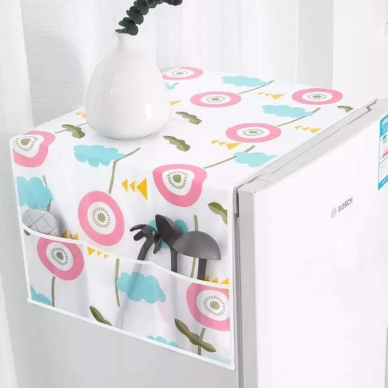 Picture of Dustproof Fridge Cover - Beautiful Multifunctional Waterproof Refrigerator Cover