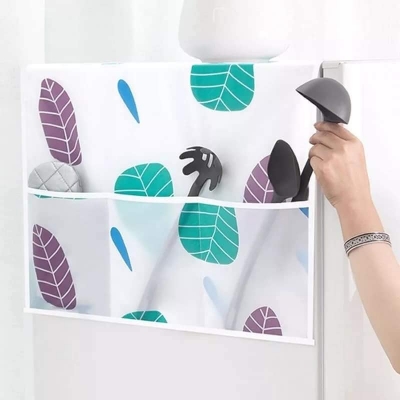 Picture of Dustproof Fridge Cover - Beautiful Multifunctional Waterproof Refrigerator Cover