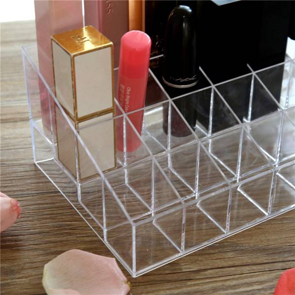 Picture of 24 Grids Cosmetic Makeup Jewelry Case Lipstick Box Display Holder Organizer