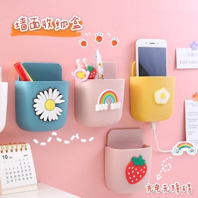 Picture of Cute Animated Multifunctional Wall Mounted Mobile Changing Stand Remote/Pen/Brush Storage Holder
