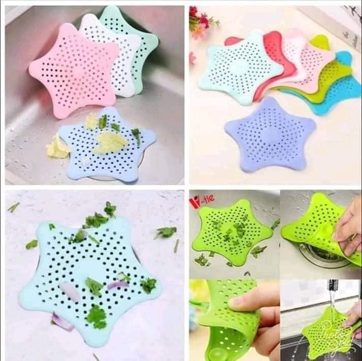 Picture of 1 Pcs Sink Filter Silicone Sewer Drain Hair Colanders Strainers Filter for Bathroom Kitchen Sink Filter