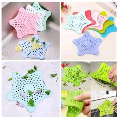 Picture of 1 Pcs Sink Filter Silicone Sewer Drain Hair Colanders Strainers Filter for Bathroom Kitchen Sink Filter