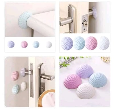 Picture of Soft silicone Rubber Door Safety Pad / Adhesive Pad Door & Wall Safety Guard 1 Pcs