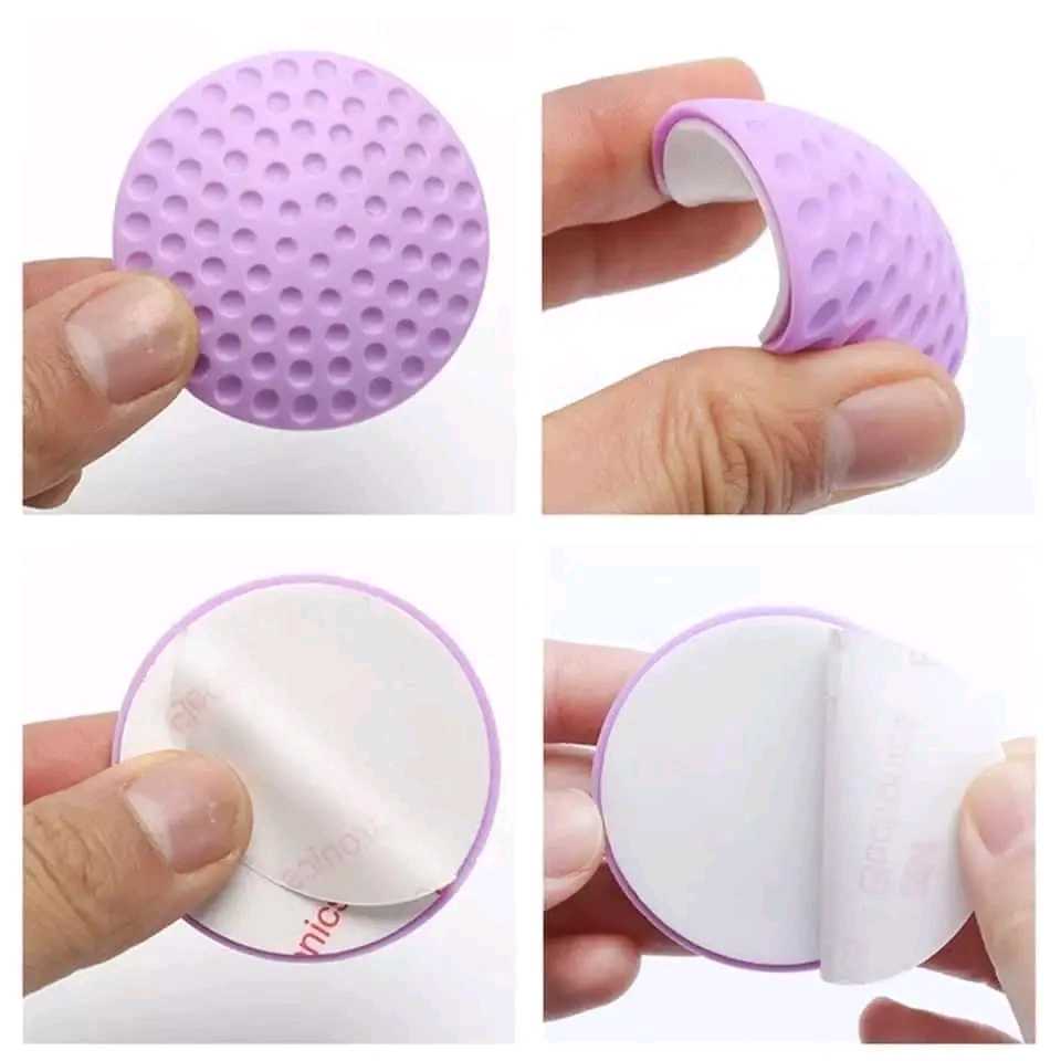Picture of Soft silicone Rubber Door Safety Pad / Adhesive Pad Door & Wall Safety Guard 1 Pcs