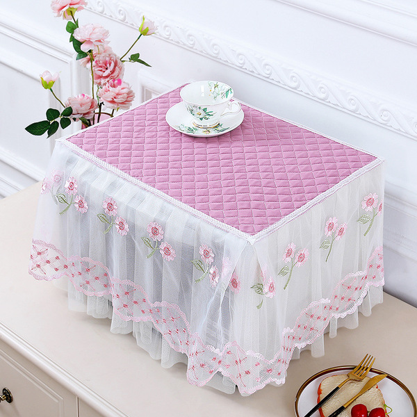 Picture of High Quality Lace Ruffles Floral Microwave Oven Cover