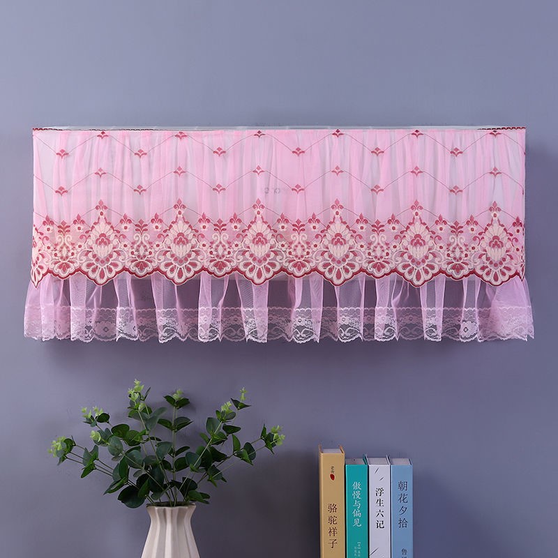 Picture of New Dustproof AC Cover (1 ton & 1.5 Ton & 2 Ton ) Decorative AC Protector Dust Cover Air Conditioner Dustproof Fabric Cover Beautiful Design