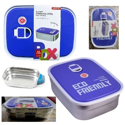 Picture of Tedemei Stainless Steel Air Tight Insulated Tiffin / Lunch Box , Eco Friendly BPA Free Food Container - 680ml
