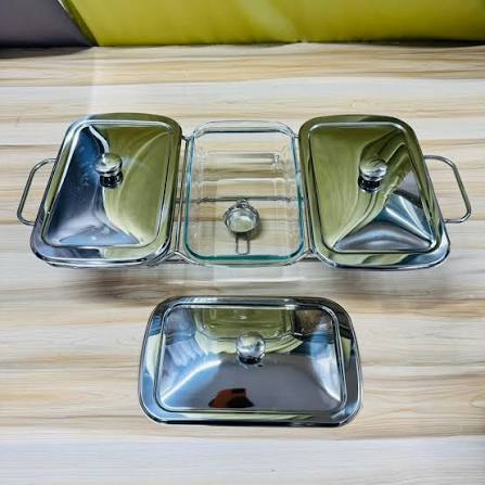 Picture of 4.5 Ltr Chafing Dish Food Warmer 1.5 X 3 Pcs