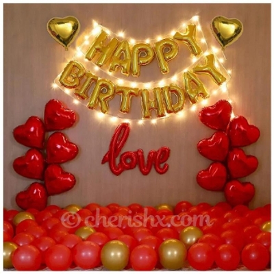 Picture of Happy Birthday foil balloon-Multicolor