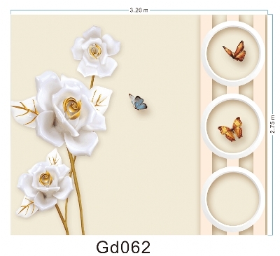 Picture of Luxury 9D mural wallpaper-Multicolor