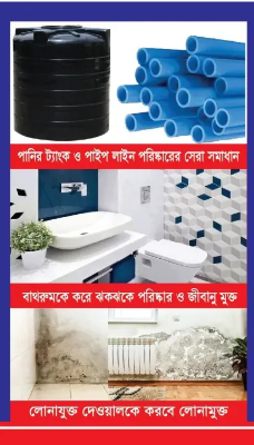 Picture of Damp Crush 3 pic Combo (3 Liter) Toilet / Tiles / Water Tank & Pipe Cleaner