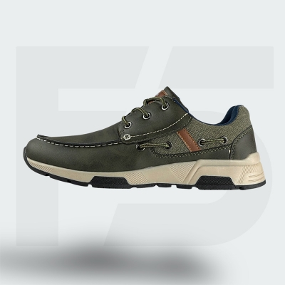Picture of Casual Denim Boat Shoe (Green)