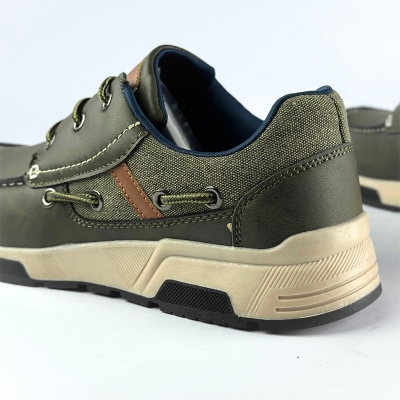 Picture of Casual Denim Boat Shoe (Green)