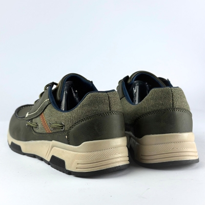 Picture of Casual Denim Boat Shoe (Green)