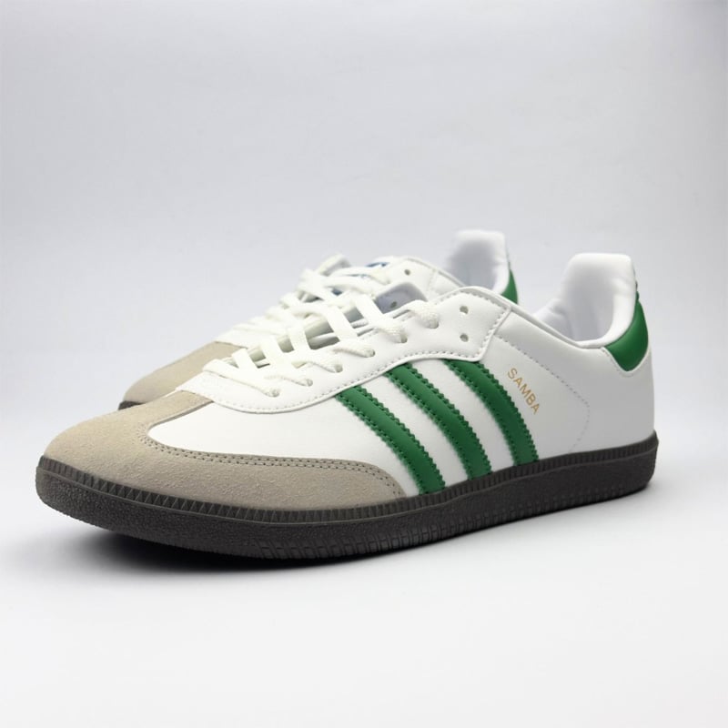 Picture of Adidas Samba OG (White/Green)