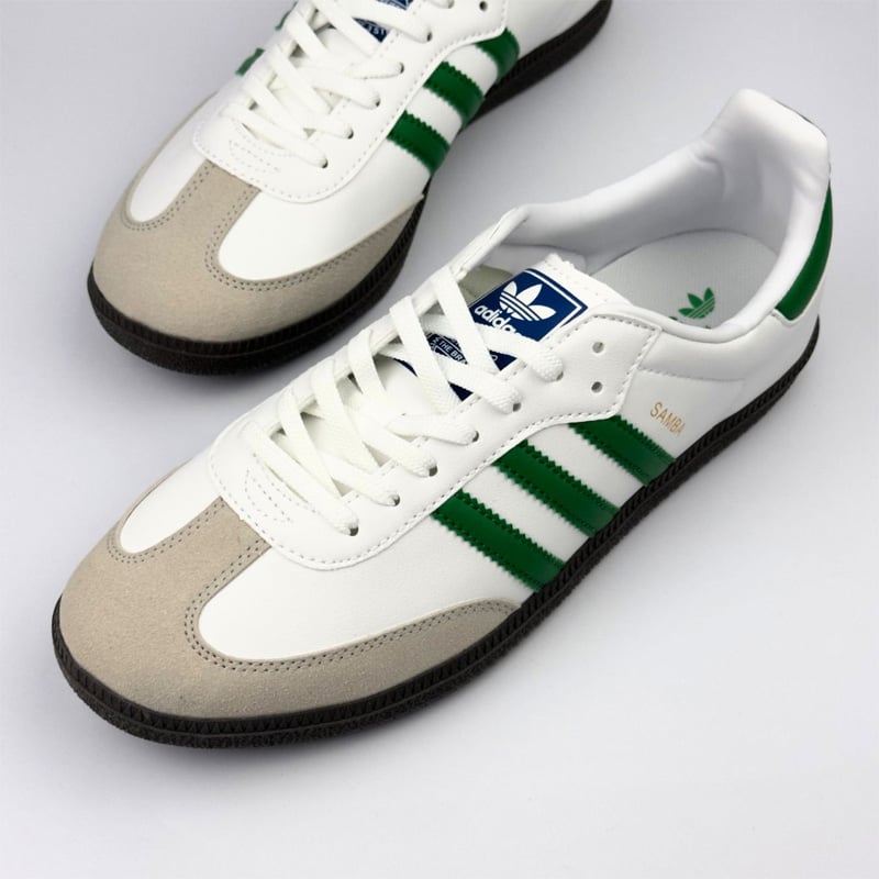 Picture of Adidas Samba OG (White/Green)