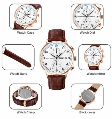 Picture of SKMEI 9301 Active Chronograph Watch For Men – Black Blue Color