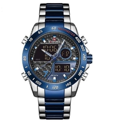 Picture of NAVIFORCE NF9171 Stainless Steel Dual Wrist Watch for Men