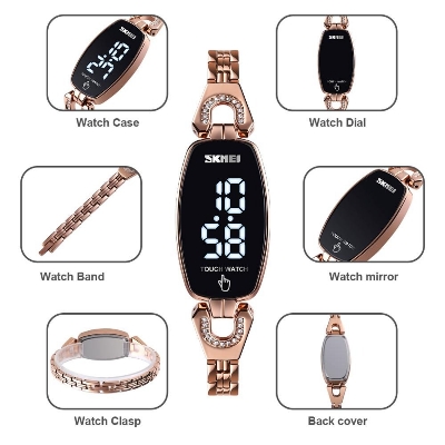 Picture of SKMEI Sports Fashion Waterproof Digital Watch for Women