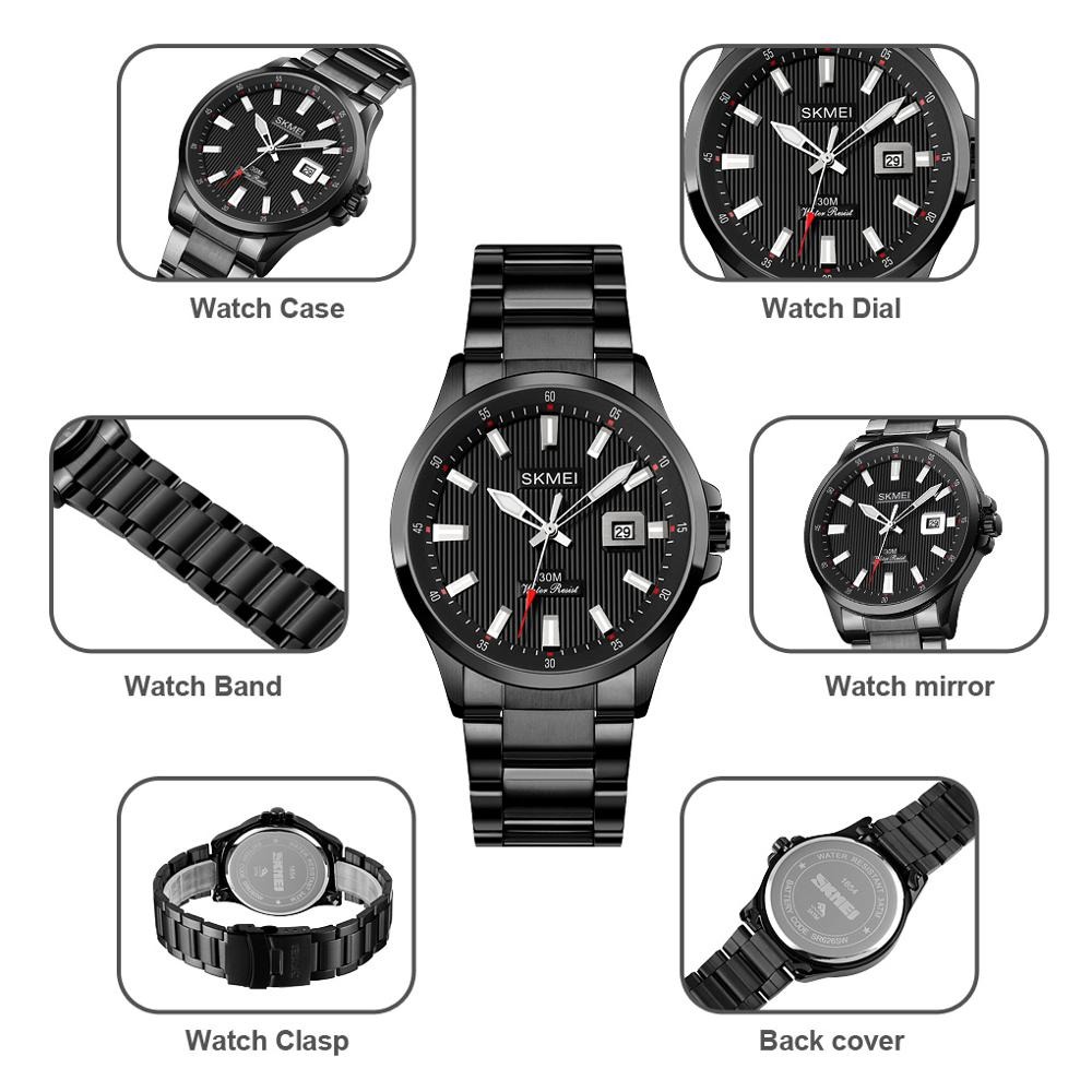 Picture of SKMEI 1654 Luxury Quartz Luminous Dial Date Waterproof Watch FOR Men