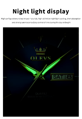 Picture of OLEVS  9908 Men's Watches Top Brand Luxury Fashion Business Quartz Watch Stainless Steel Waterproof Wristwatches Clock Relogio Masculin 9908