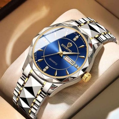 Picture of BINBOND 5552 New Fashion Business Men's Watch Waterproof Tungsten Steel Calendar Quartz Wrist Watch Fashion Casual Watch