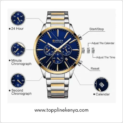 Picture of CURREN 8435 Quartz New Fashion Luminous Hands Chronograph Watch For Men