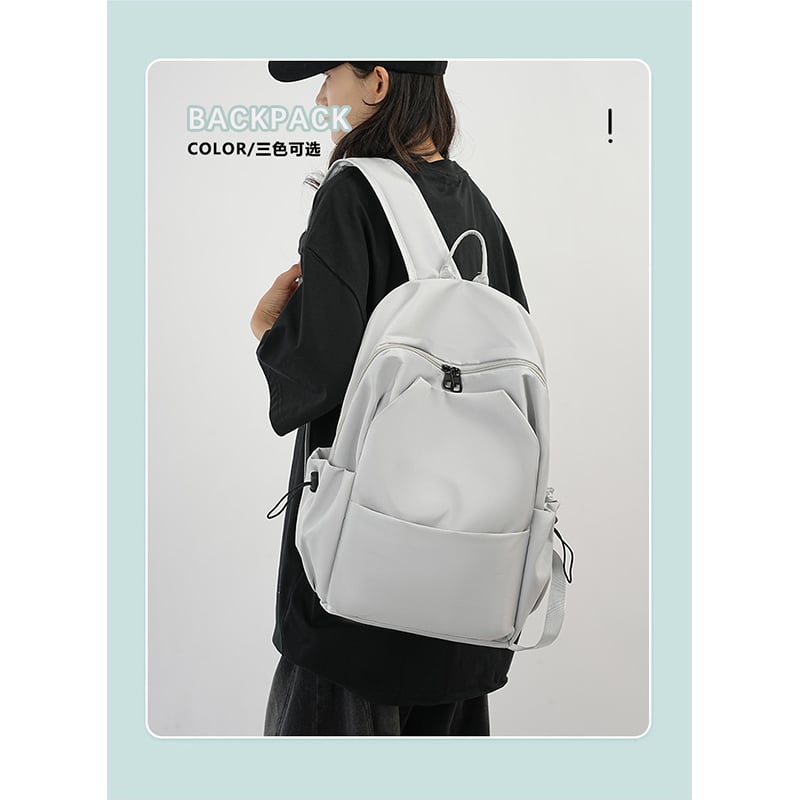 Picture of Minimalist Black Backpack for Every Day Hustle - Grey