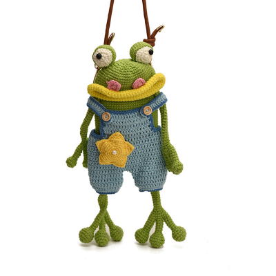 Picture of Handmade Frog Crossbody Bag