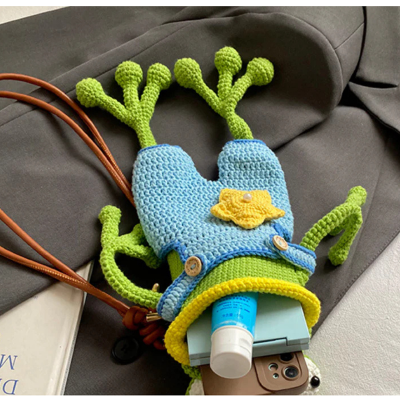 Picture of Handmade Frog Crossbody Bag
