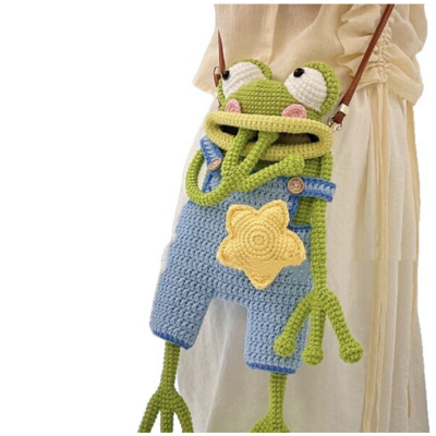 Picture of Handmade Frog Crossbody Bag