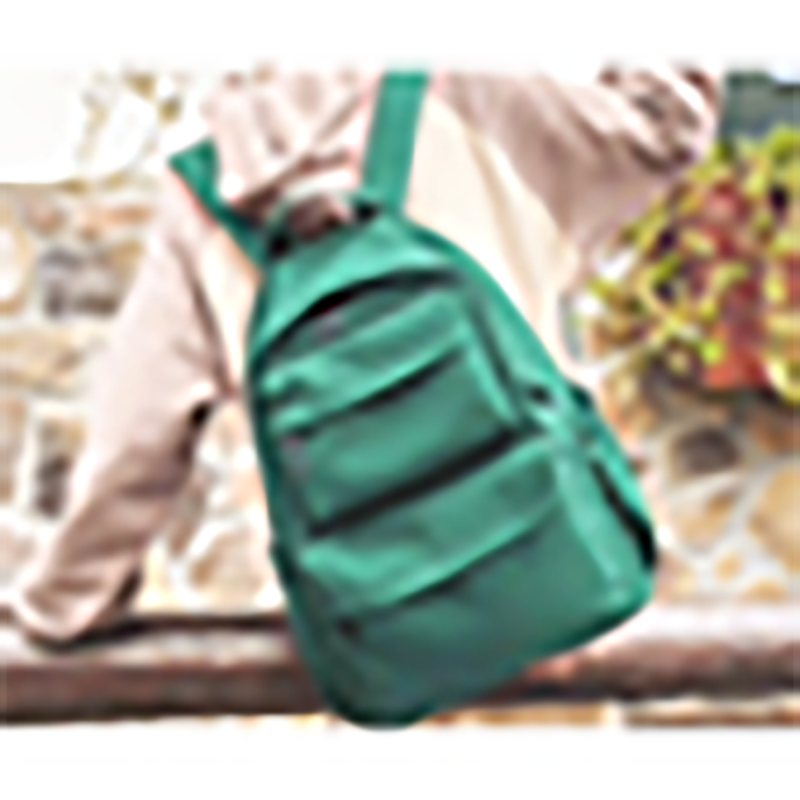Picture of Simple Oxford Large Capacity Comter Backpack - Green