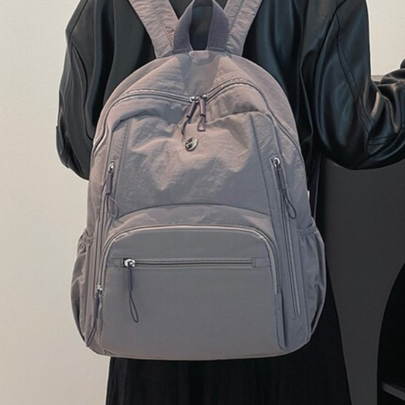 Picture of Light Waterproof Large Capacity Puff Backpack Elegant Purple