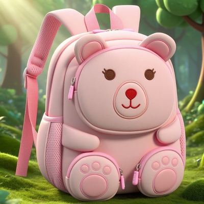 Picture of Jolly Toon Cartoon School Bag - Pink