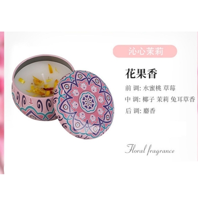 Picture of Lavender Scented Soy Candle Set (4 Pack) Aromatherapy Gift for Women