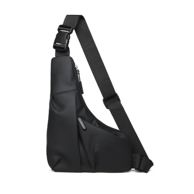 Picture of Mens Triangle Crossbody Bag Lightweight Waterproof Chest Shoulder Bag