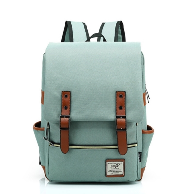 Picture of Vintage Laptop Backpack With USB Port For 15.6 Inch – Green