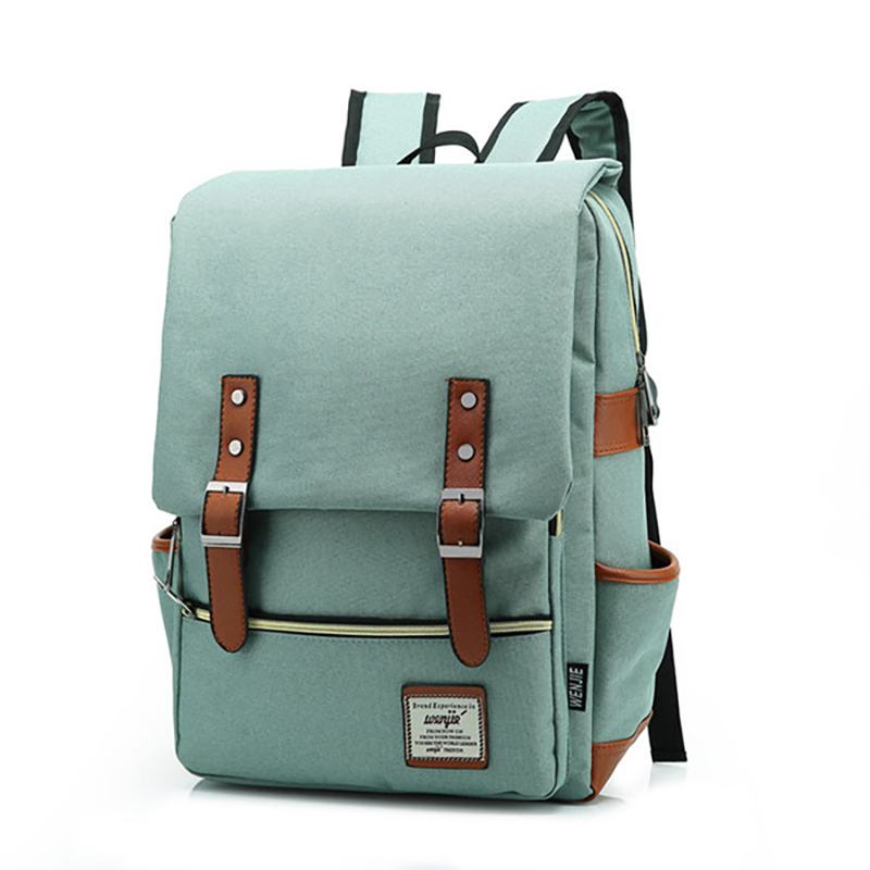 Picture of Vintage Laptop Backpack With USB Port For 15.6 Inch – Green