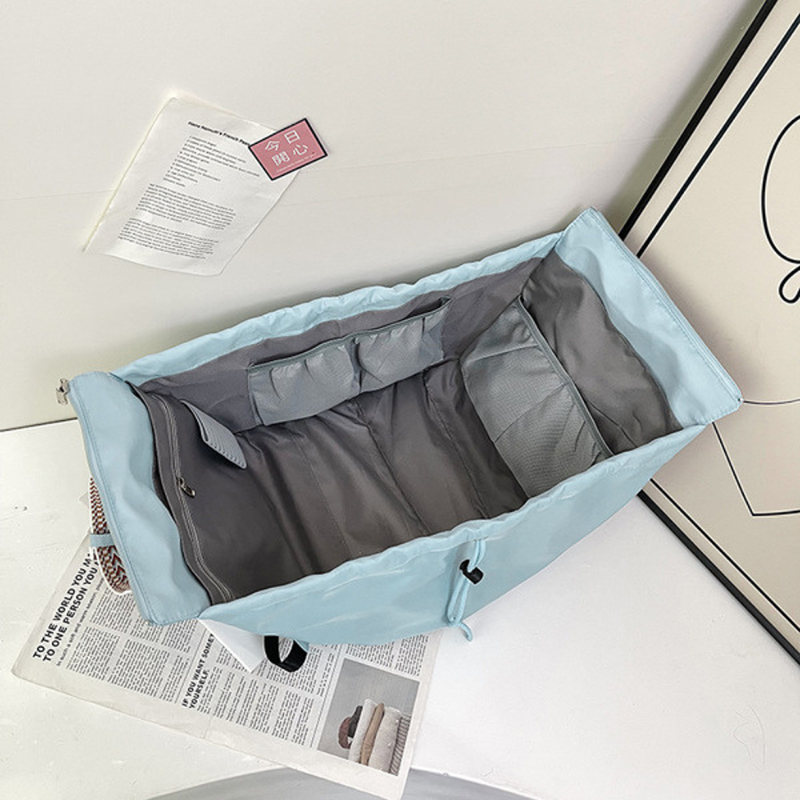 Picture of Multi Functional Diaper Backpack 2 in 1 Large Capacity Travel Mom Bag Light Blue