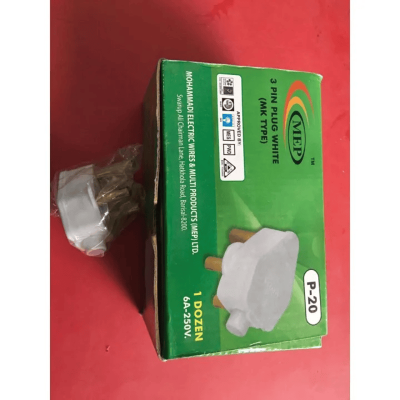 Picture of MEP Round 3 Pin Plug (MK Type)