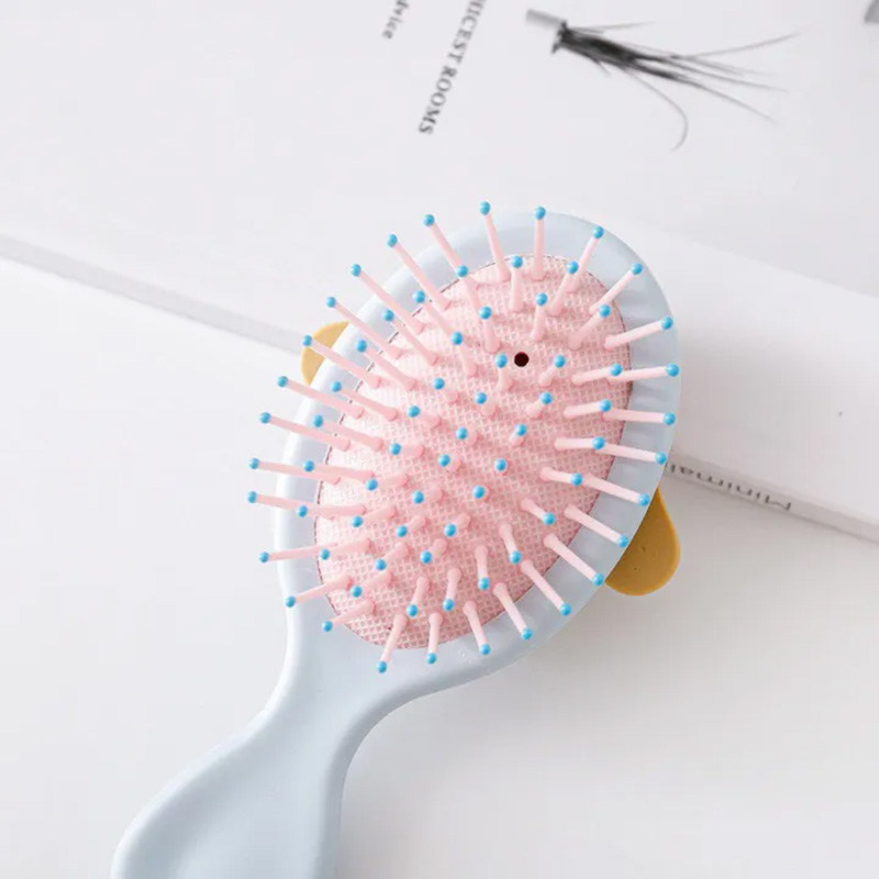 Picture of Cute Carton Mini Baby Hair Brush Scalp Massage Silicone Head Haircare Massager